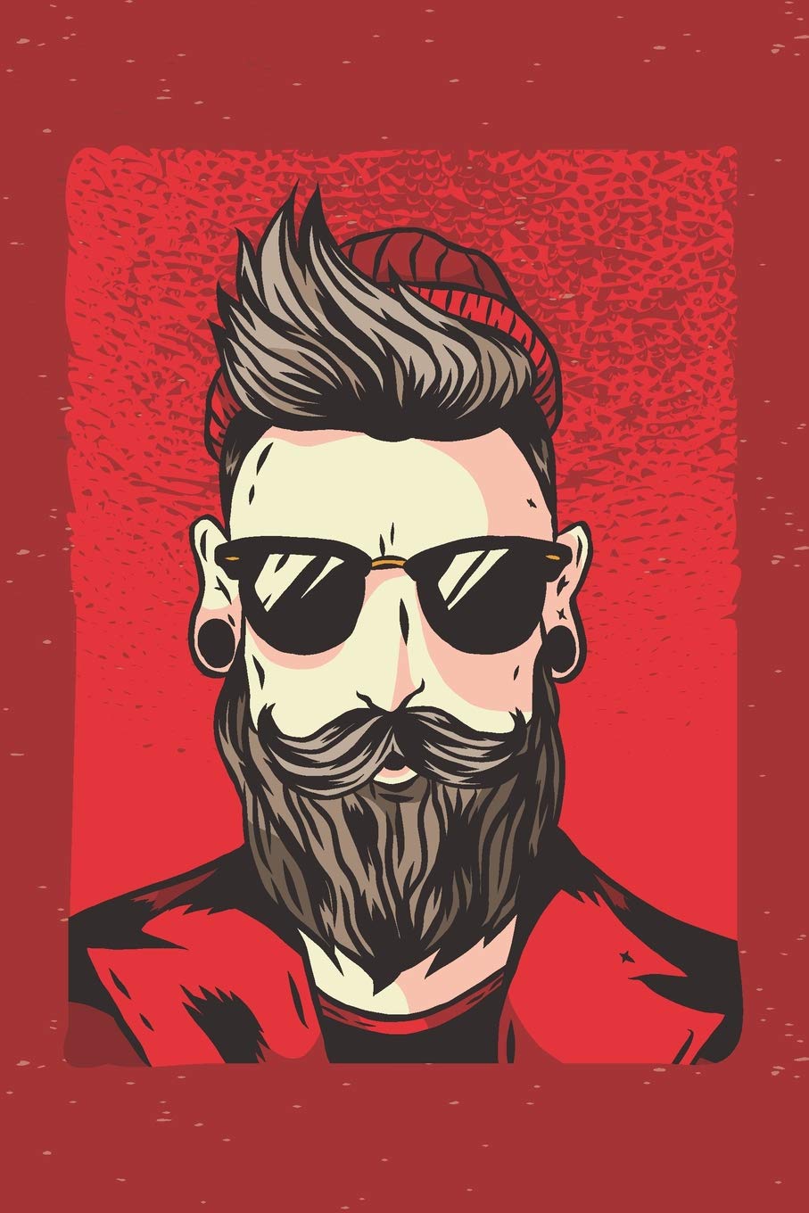 Bearded Hipster: College Ruled Notebook Journal, 6x9 Inch, 120 Pages Lifestyle