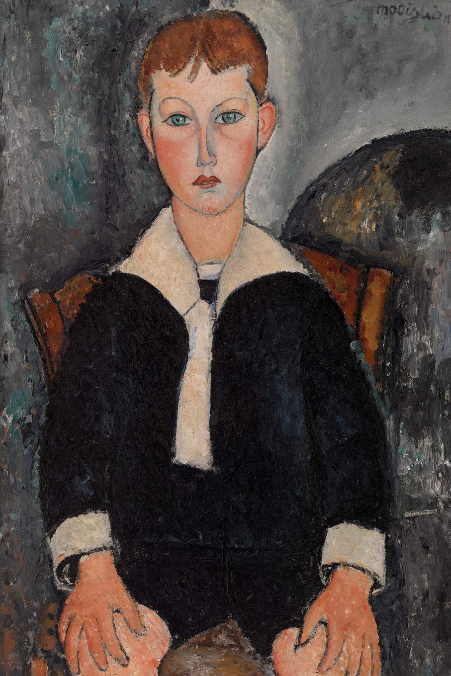 Art Journal: Amedeo Modigliani - Boy in Sailor Suit - Art Cover College Ruled Notebook | 110 Pages Film, Art & Culture