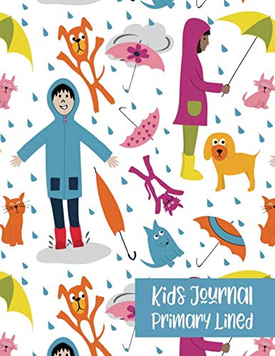 Kids Journal Primary Lined: Creative Writing Raining Cats and Dogs Journal for Kids Study Guides