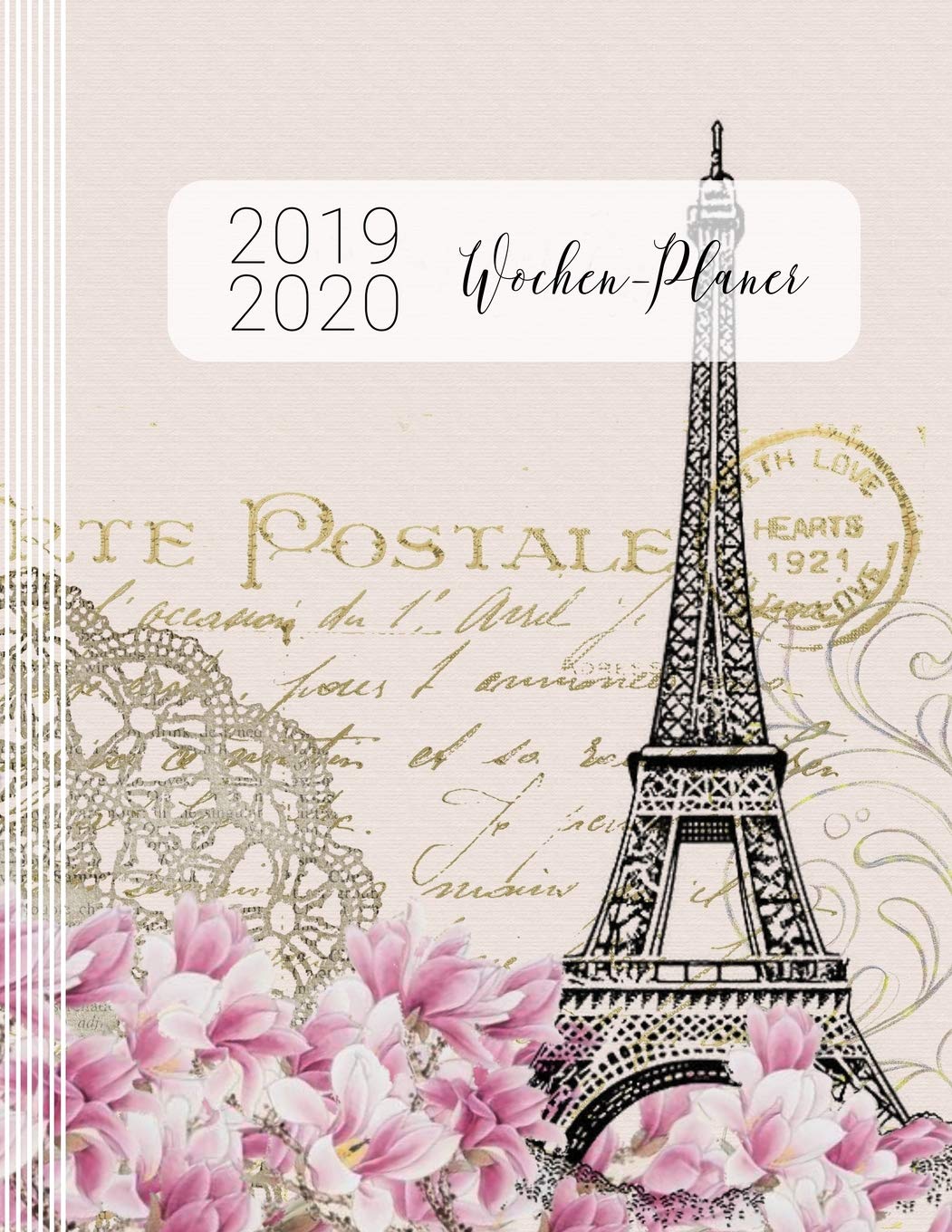 2019-2020: 18 Monate Kalender Planer für Frauen A4 - Organizer ab Juli 2019 bis Dezember 2020 - Jahresübersicht Monatsübersicht Wochenübersicht mit To ... 20 Notizen Seiten punktiert - Paris Pastell Business, Finance & Career