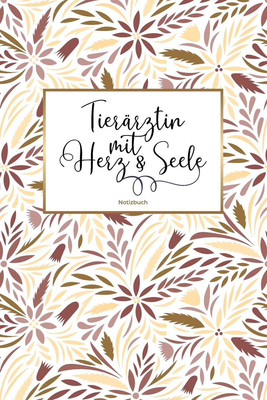 Tierärztin mit Herz & Seele Notizbuch: 120 Blanko Seiten mit hilfreichem Punktraster | Als liebevolle Geschenkidee für Tierärztinnen | Soft Cover | Coverdesign: Sandy Flowers Medicine
