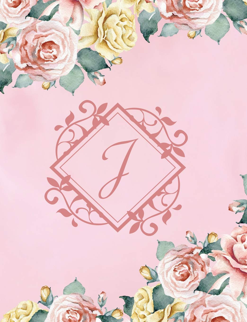 Product Image: J: Monogram Initial Wide Ruled Notebook and Journal