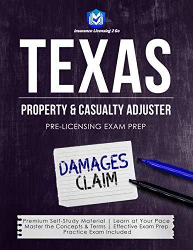 Texas Property & Casualty Adjuster: Pre-Licensing Exam Prep Study Guides