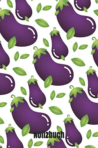 Notizbuch: Aubergine Gemüse Notizheft / 120 Seiten, Kariert. Books