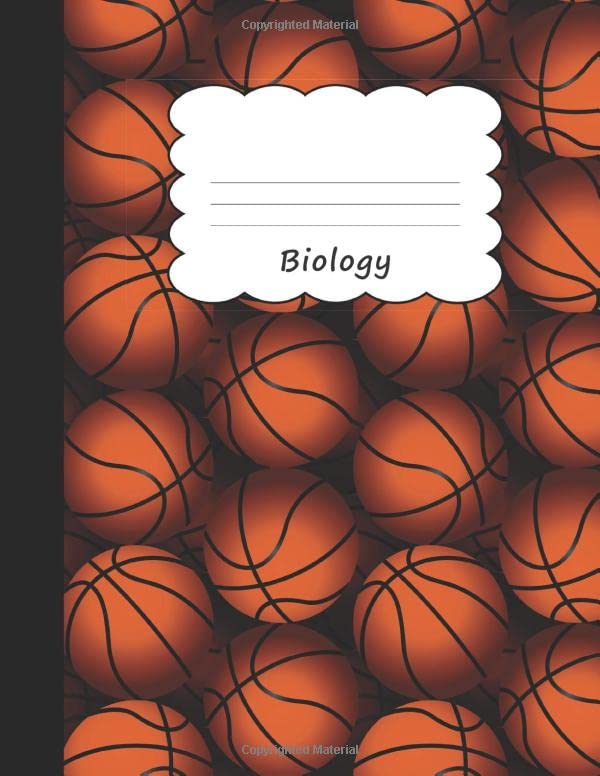 Biology: Basketball Large Blank Primary Draw & Write Storybook Paper | B-Ball Pattern Cover | For Team Players that Shoot Hoops, Coach & Game Day ... | Use imagination, create a tale, be creative Learning & Reference