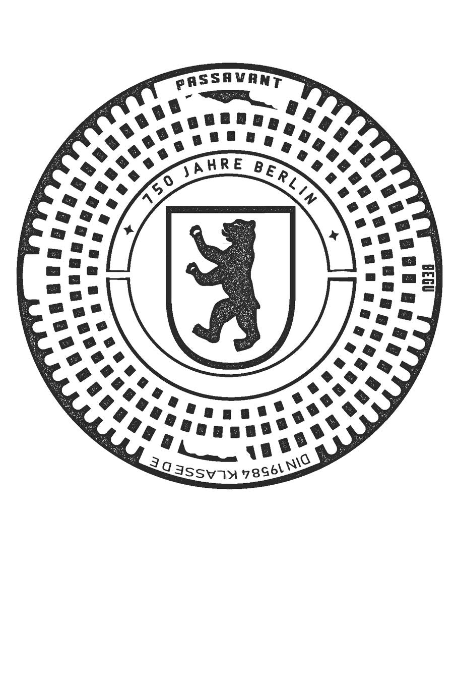 Berlin Gullideckel: 6x9 Zoll A5 Souvenir Notizbuch Wein Review Bewertung | Gulli Gully Gullydeckel Kanaldeckel Books