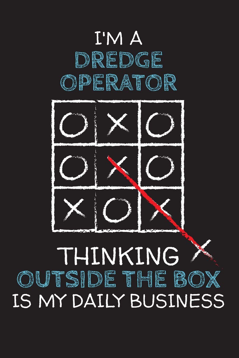 I'm a DREDGE OPERATOR: Thinking Outside The Box - Blank Dotted Job Customized Notebook. Funny Profession Accessories. Office Supplies, Work Colleague ... Retirement, Birthday & Christmas Gift. Business, Finance & Career