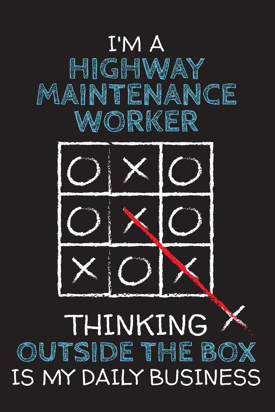 I'm a HIGHWAY MAINTENANCE WORKER: Thinking Outside The Box - Blank Dotted Job Customized Notebook. Funny Profession Accessories. Office Supplies, Work ... Retirement, Birthday & Christmas Gift. Business, Finance & Career