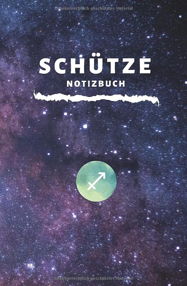 Schütze Notizbuch: Sternzeichen Notizbuch • Journal - Wunderschönes 120 Seiten starkes Notizheft mit Punktraster - Softcover in Aquarell Optik mit ... Tierkreiszeichen für Astrologie Begeisterte Religion & Esotericism