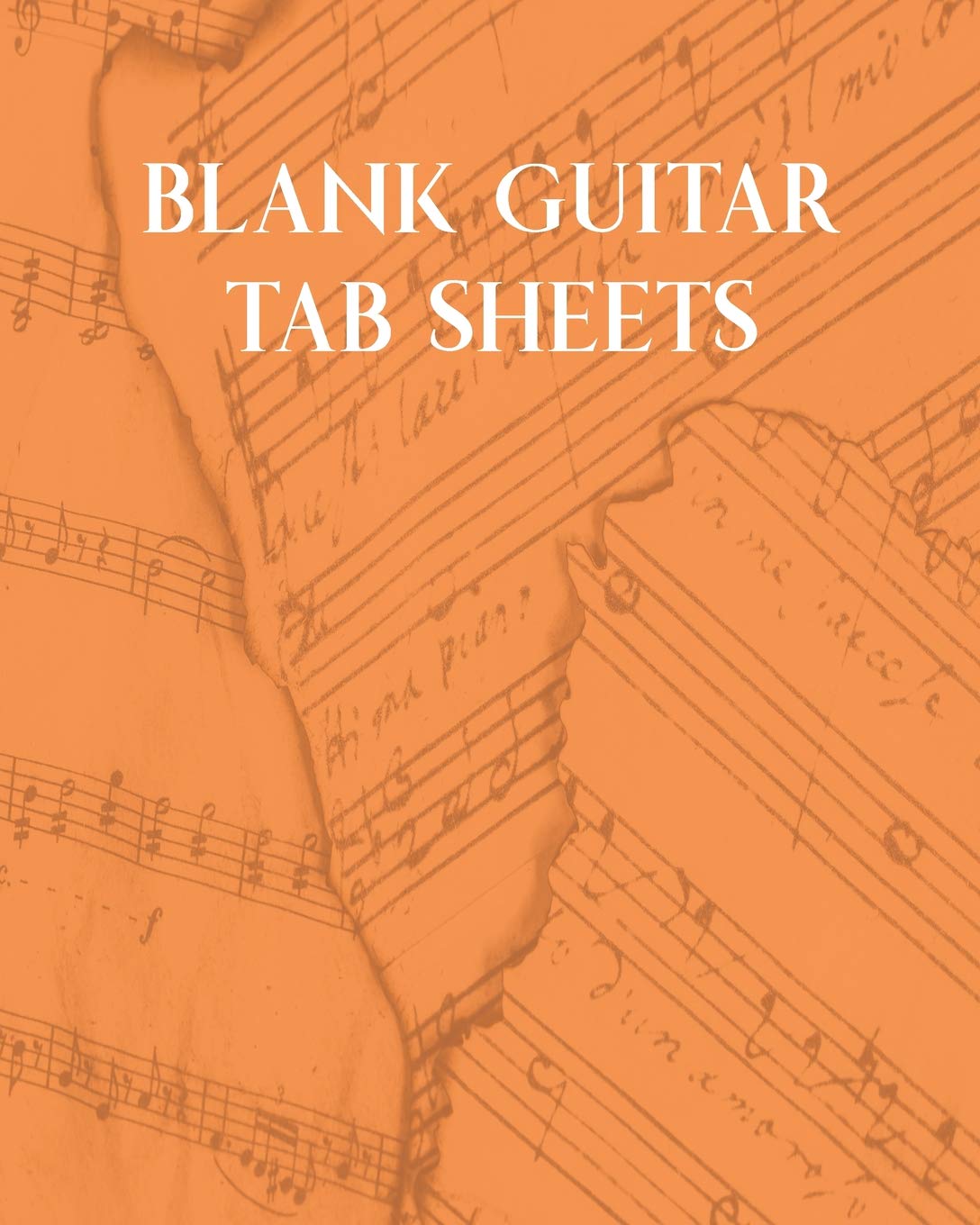 Blank Guitar Tab Sheets: Notebook for Songwriting: 120 page 8" x 10" Easy Journal and Music Songwriting with Blank Sheets and Tab Music Arts & Music
