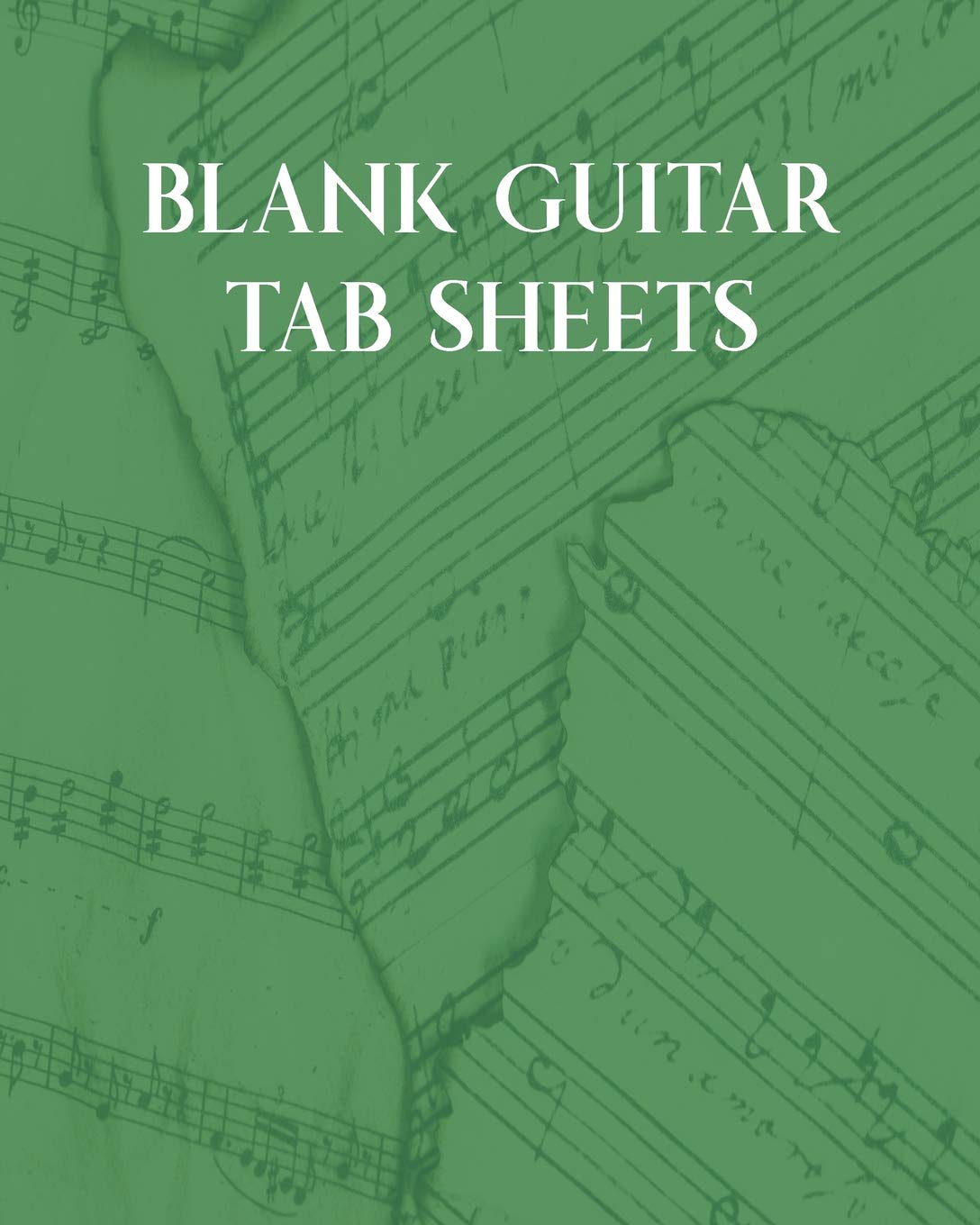 Blank Guitar Tab Sheets: Notebook for Songwriting: 120 page 8" x 10" Easy Journal and Music Songwriting with Blank Sheets and Tab Music Arts & Music