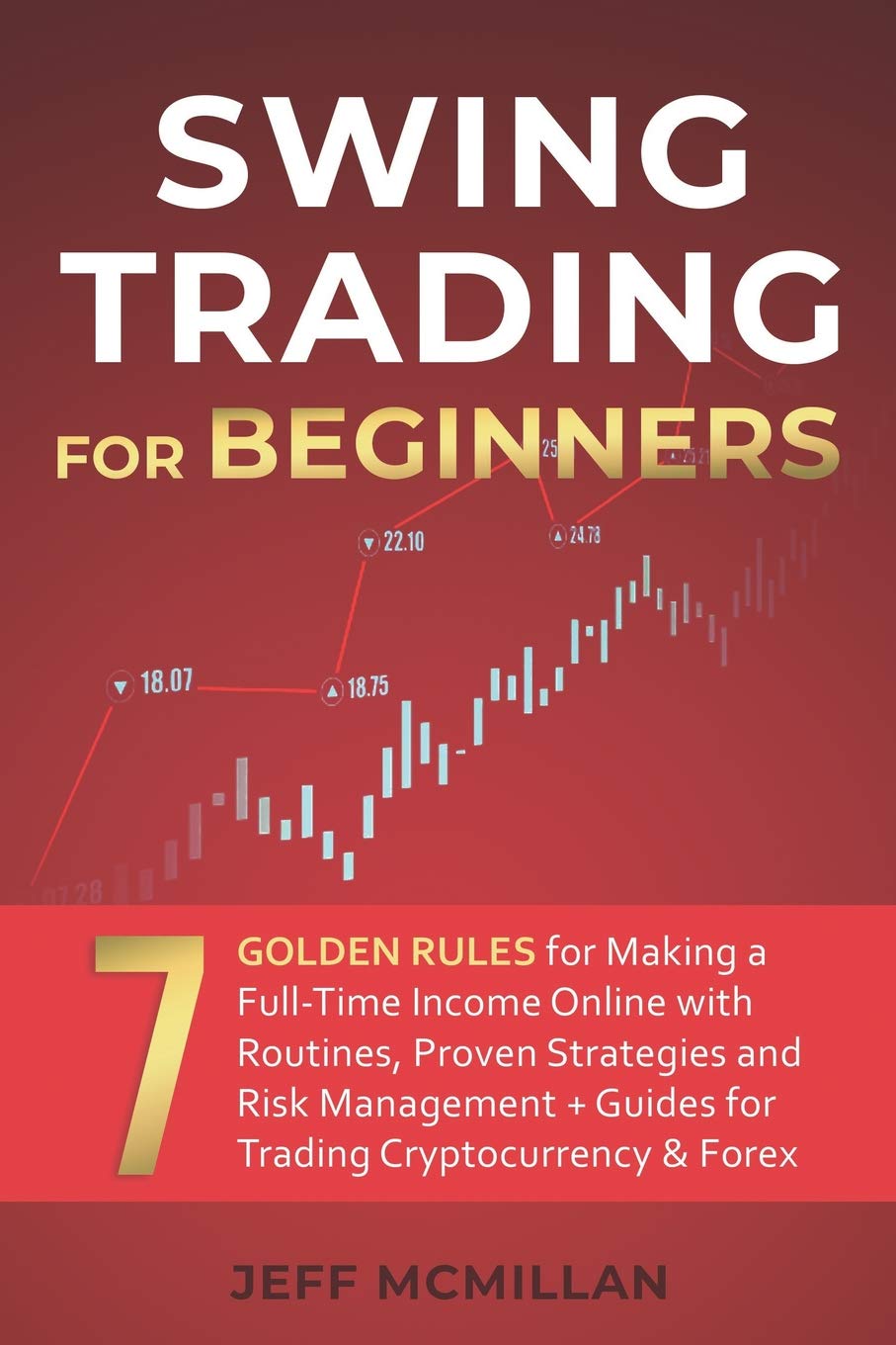 Swing Trading for Beginners: 7 Golden Rules for Making a Full-Time Income Online with Routines, Proven Strategies and Risk Management + Guides for Trading Cryptocurrency & Forex book