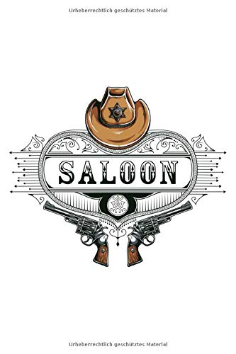 SALOON: Tolles A5 Notizbuch mit Punkteraster für Notizen. Books