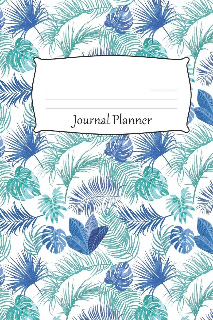 Journal Planner: 6x9 Bullet Style Notebook - 110 Cream Color Dot Grid Pages - Matte Finish Tropical Themed Cover Self-help