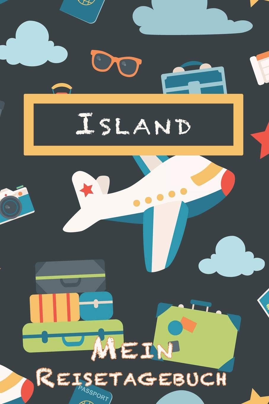 Island Mein Reisetagebuch: 6x9 Kinder Reise Journal I Notizbuch zum Ausfüllen und Malen I Perfektes Geschenk für Kinder für den Trip nach Island Travel Guides