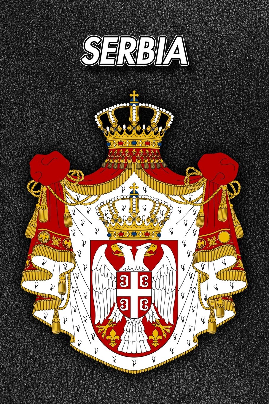 Serbia: Composition Book 150 pages 6 x 9 in. | Wide Ruled | Writing Notebook | Lined Paper | Soft Cover | Plain Journal Learning & Reference