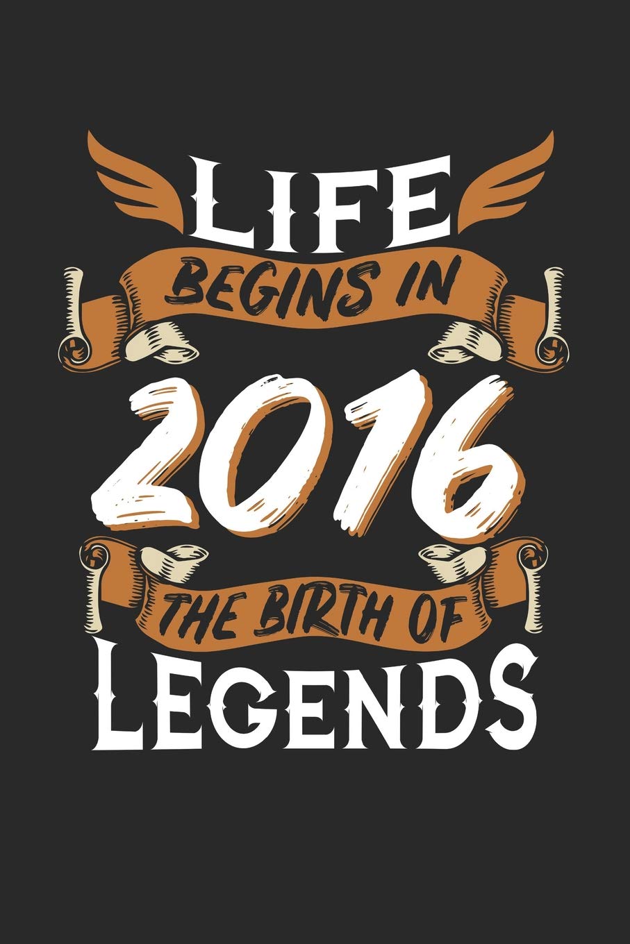 LIFE BEGINS IN 2016 THE BIRTH OF LEGENDS: 6x9 inches dotgrid notebook, 120 Pages, Composition Book and Birthday Journal, 2016 birthday, alternative gift idea for an legend Essays & Short Stories