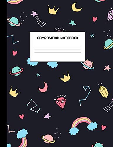 Composition Notebook: Wide Ruled Paper Notebook Journal - Blank Lined Workbook for Teens Kids Students Girls for Home School College for Writing Notes Media & Communication