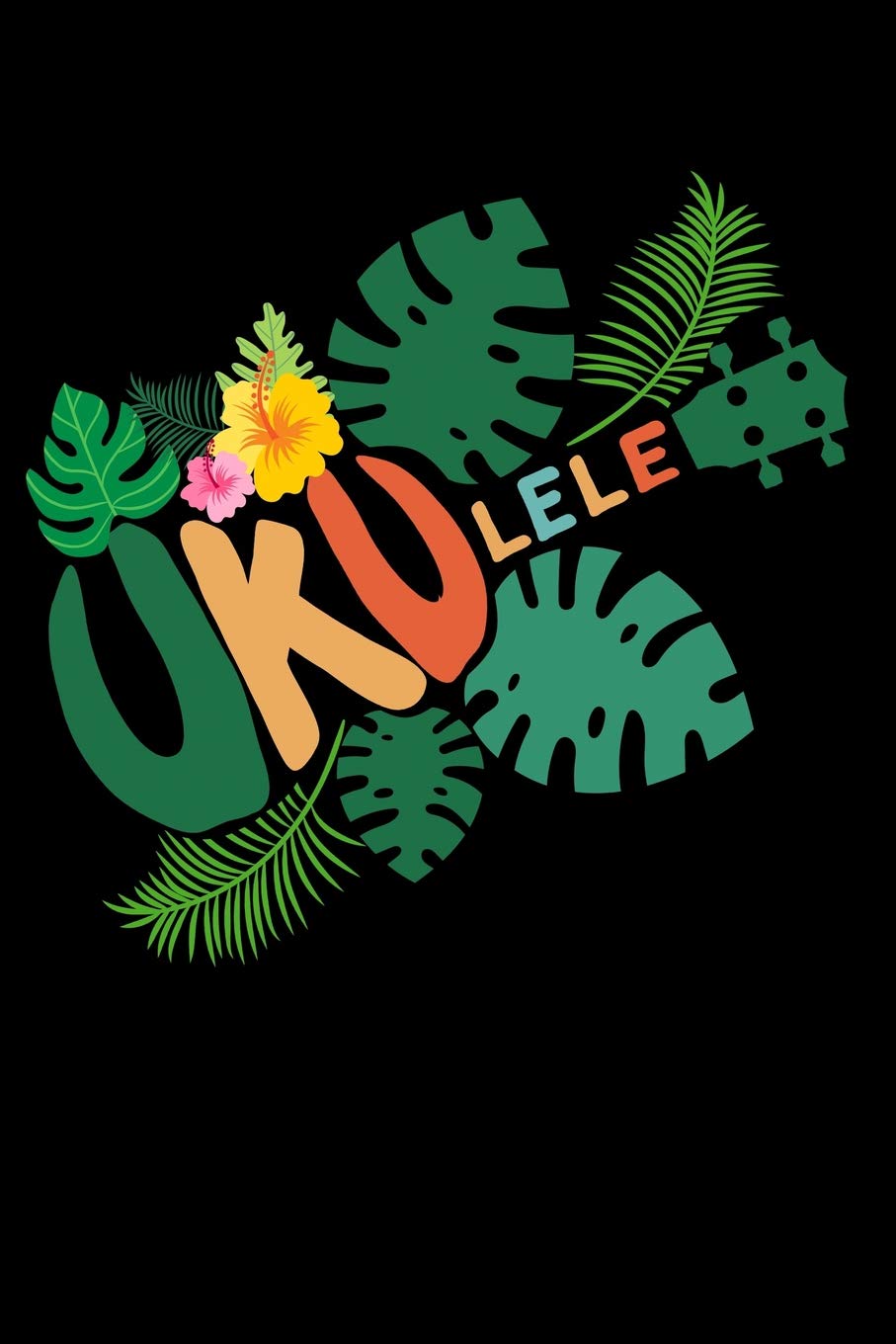 Ukulele: Composition Journal Notebook Wide Ruled with 100 lined pages for you as budget planner or password organizer or your kids as a back to school or kindergarten gift Manga