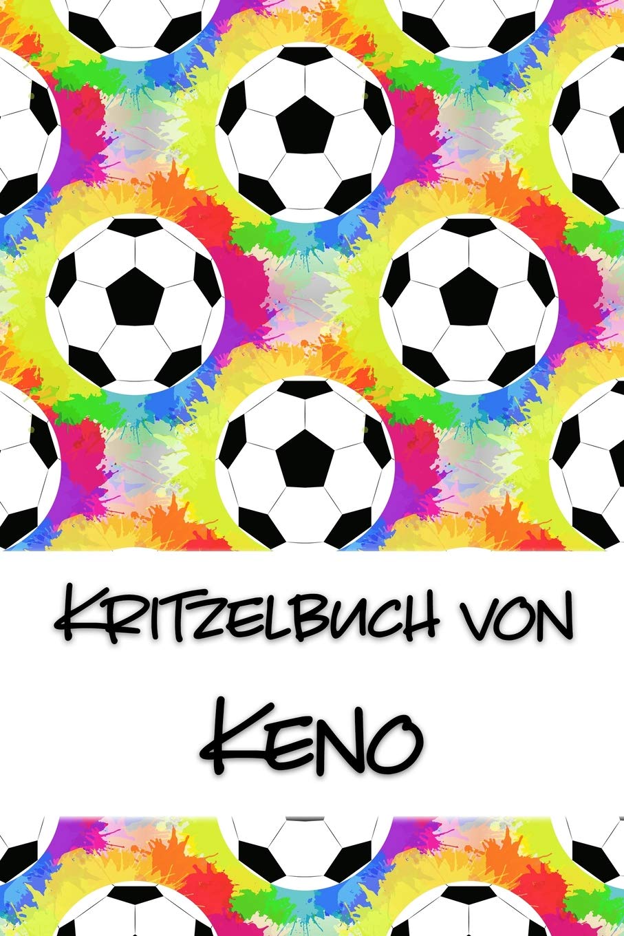 Kritzelbuch von Keno: Kritzel- und Malbuch mit leeren Seiten für deinen personalisierten Vornamen Books