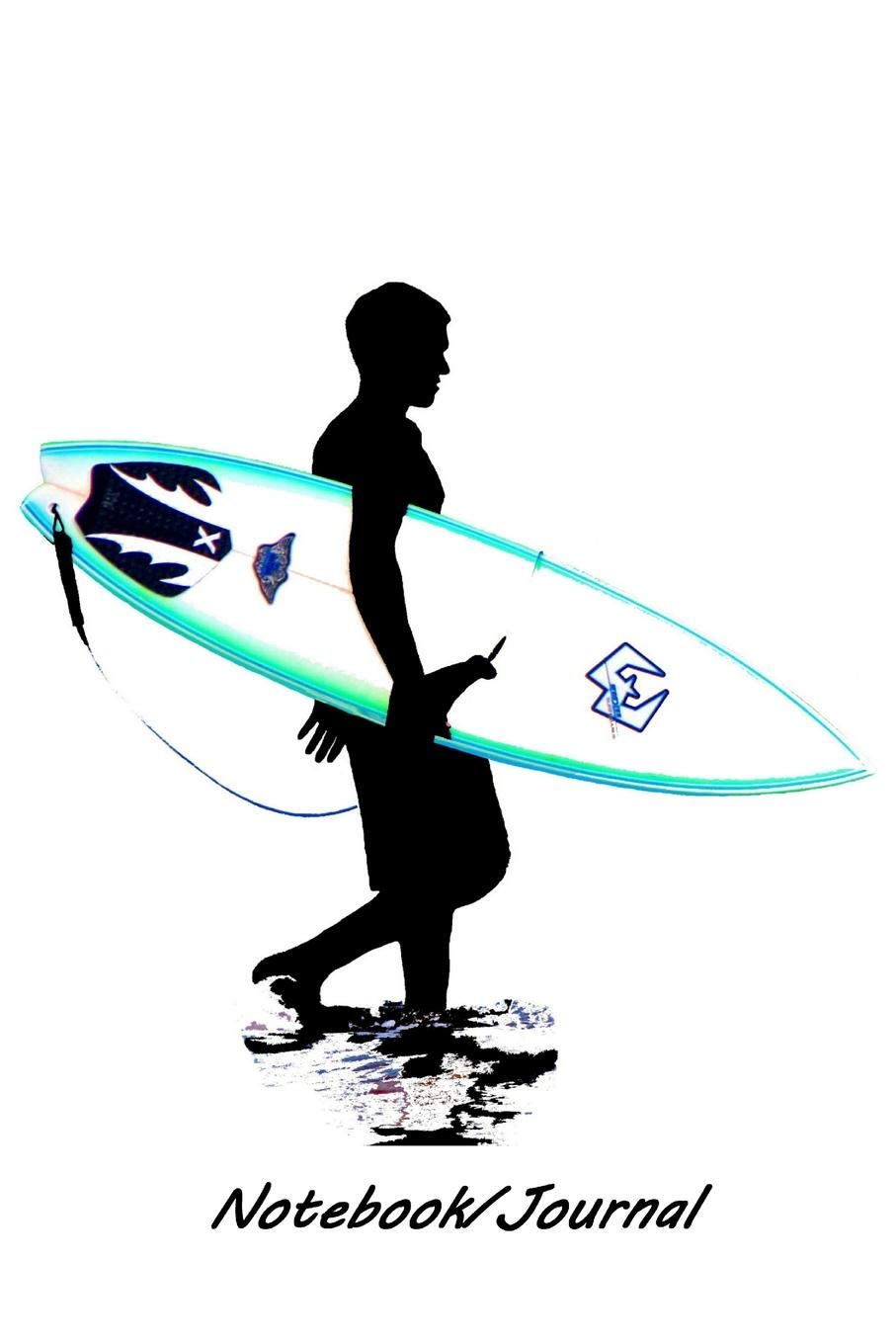 Notebook/Journal: Surfing #4 - Inspirational and Adventure Notebook/Journal – 128 lined pages in a 6x9 inch Softcover Notebook Essays & Short Stories