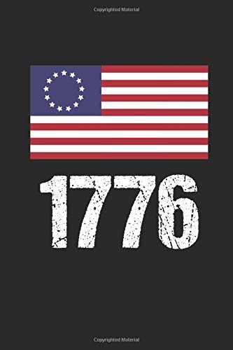 1776: Betsy Ross/ Flag / USA/ Thirteen Stars - Journal/ Notebook / Diary Hobbies & Crafts