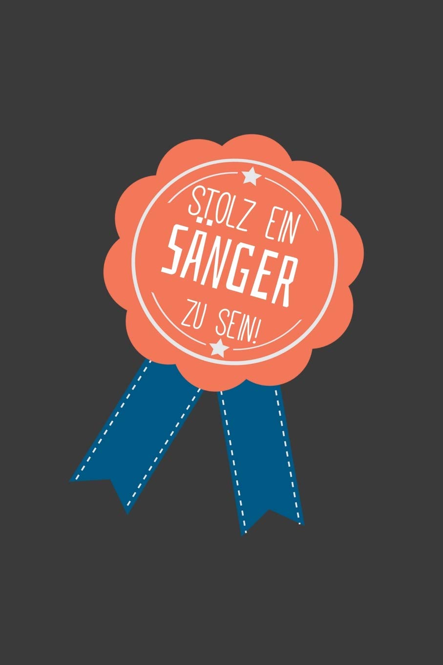 Stolz ein Sänger zu sein: Liniertes DinA 5 Notizbuch für Musikerinnen und Musiker Musik Notizheft Books
