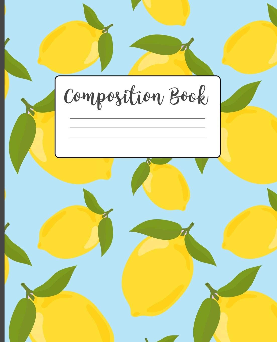 Composition Book: College Ruled Line Paper Composition Notebook for College, School, Journaling, or Personal Use. A Back to School Must Have Media & Communication
