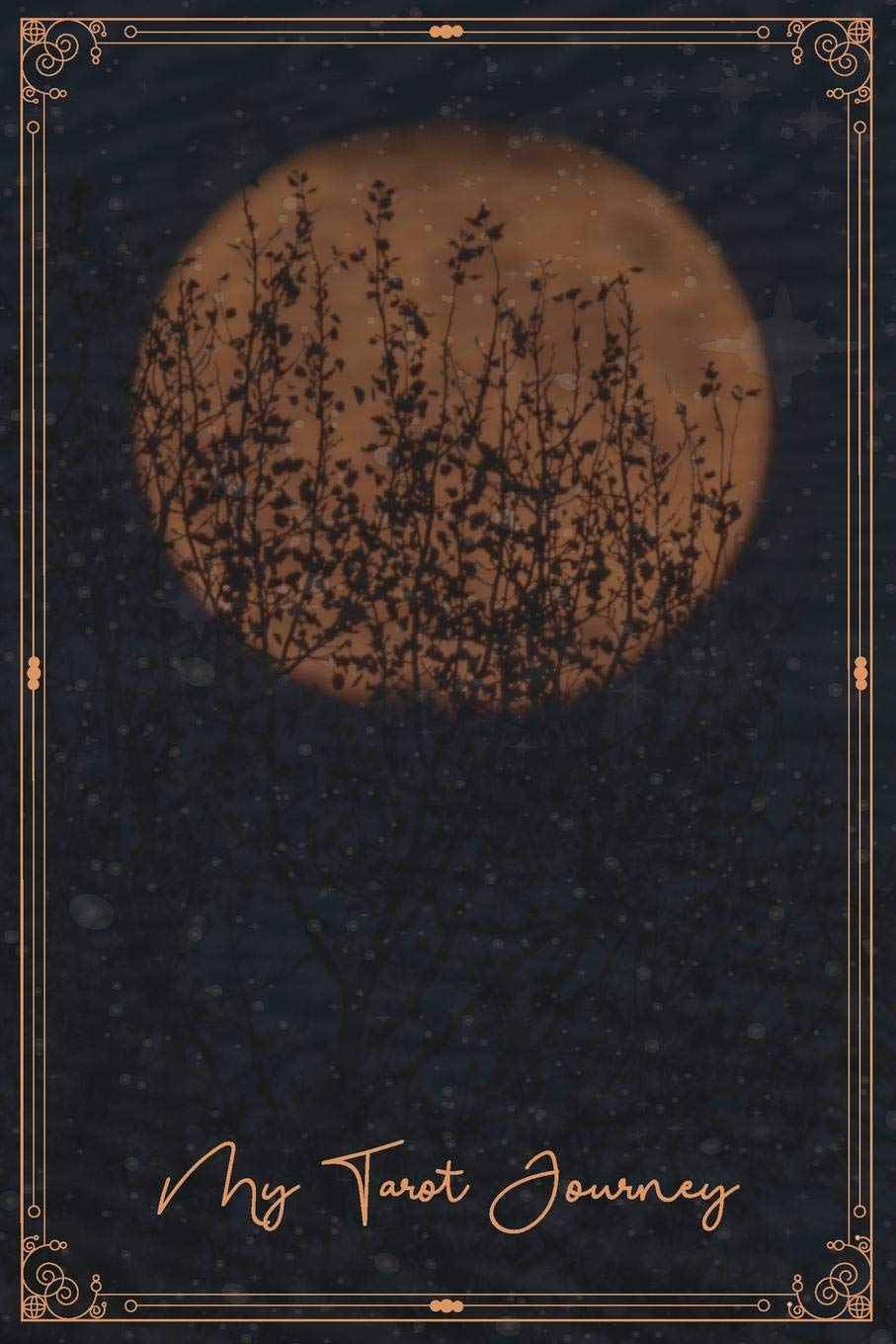My Tarot Journey: 110-page three-card draw journal for daily tarot readings, Orange Moon Religion & Esotericism