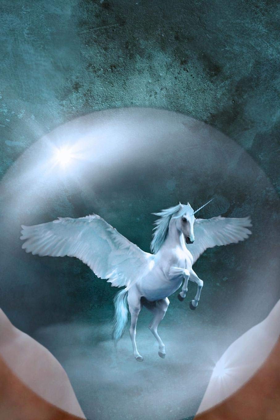 Notebook | Unicorn: Unicorn-Cover Notebook | Journal | Planner | Diary - wide ruled paper - 120 pages - 6x9 - for all People who love Fantasy Books