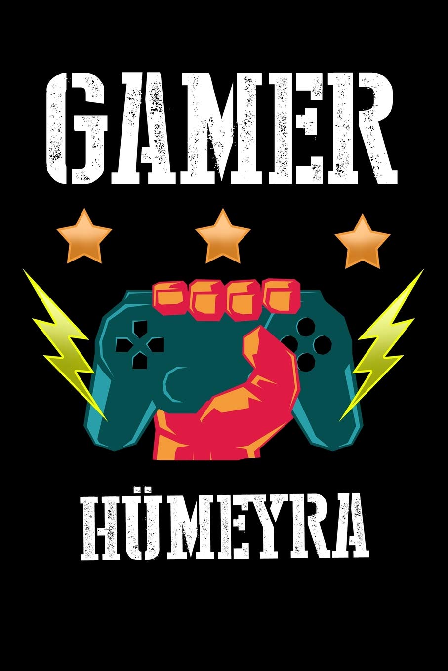 Gamer Hümeyra: Kariertes Notizbuch mit 5x5 Karomuster für deinen personalisierten Vornamen Books