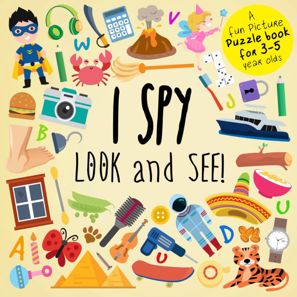 I Spy - Look and See!: A Fun Picture Puzzle Book for 3-5 Year Olds (I Spy Book Collection for Kids, Band 13) Tiptoi & Games