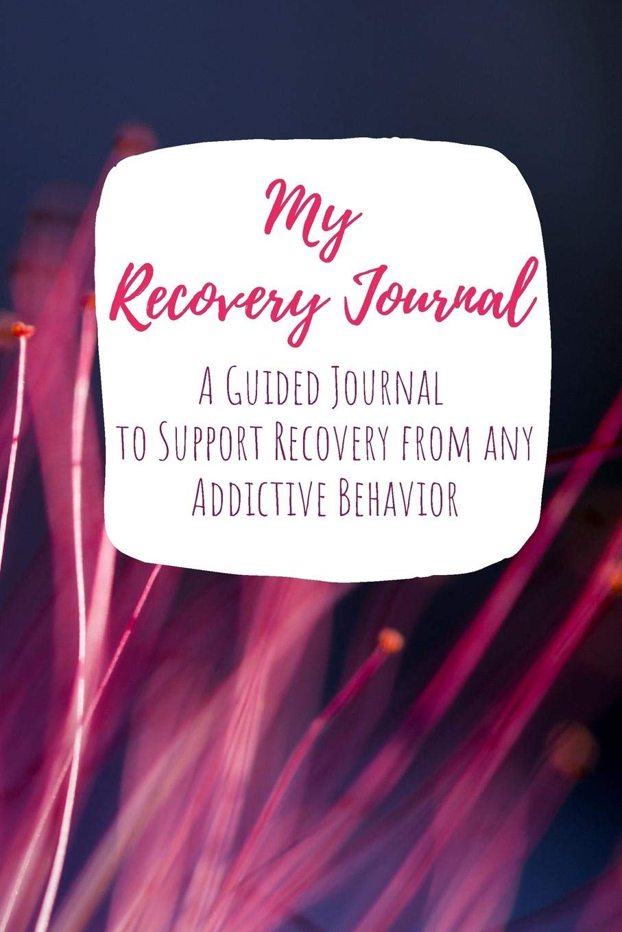 My Recovery Journal A Guided Journal to Support Recovery from any Addictive Behavior: Sobriety Journal Pink Flower Stamens Photo (Addiction Recovery Workbooks, Band 5) Health, Nutrition & Fitness