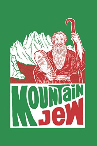 Mountain Jew: Notebook & Journal - Funny Jew Judaism Journal, Blank & Lined synagogue Notebook, Classic Moses Jewish Pun Soda Parody Composition Book, School, College Or Office Gag Gift Essays & Short Stories