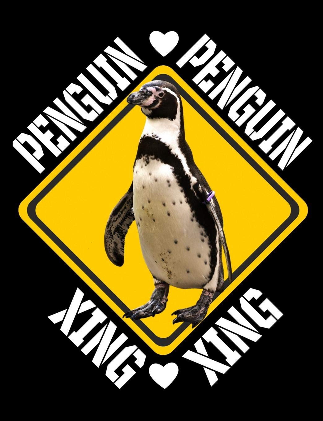Penguin Xing: Penguin Notebook Journal for Penguin Lovers, 7.44” x 9.69” Composition Book, College Ruled for School, Work and Journaling (132 Pages) Learning & Reference