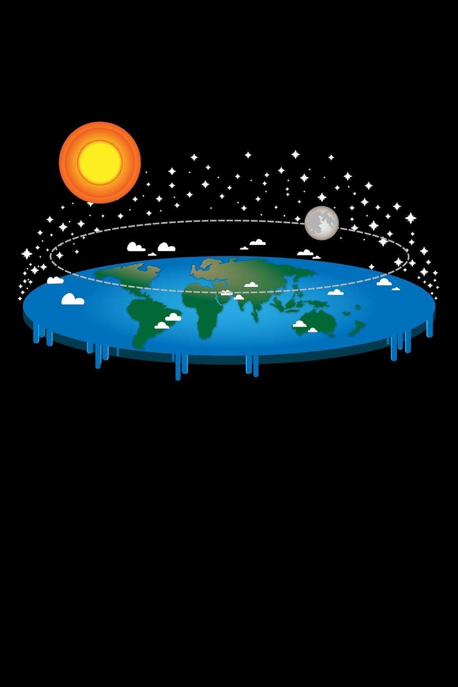 Journal: Flat Earth Society Member Anti Flat Earther Black Lined Notebook Writing Diary - 120 Pages 6 x 9 Social Sciences