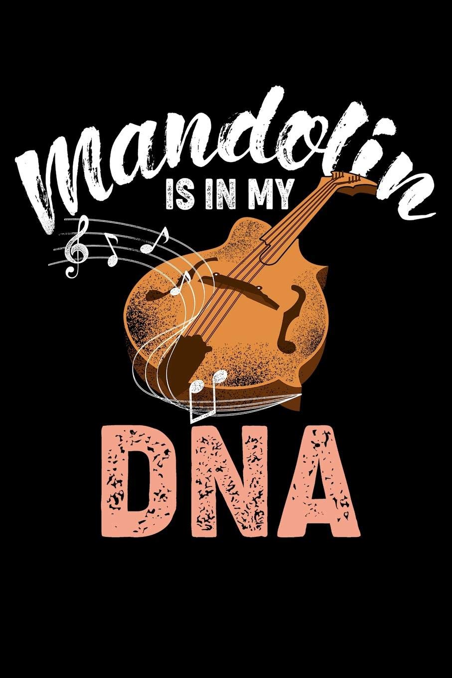 Journal: Funny Mandolin Player String Instrument Musician Black Lined Notebook Writing Diary - 120 Pages 6 x 9 Social Sciences