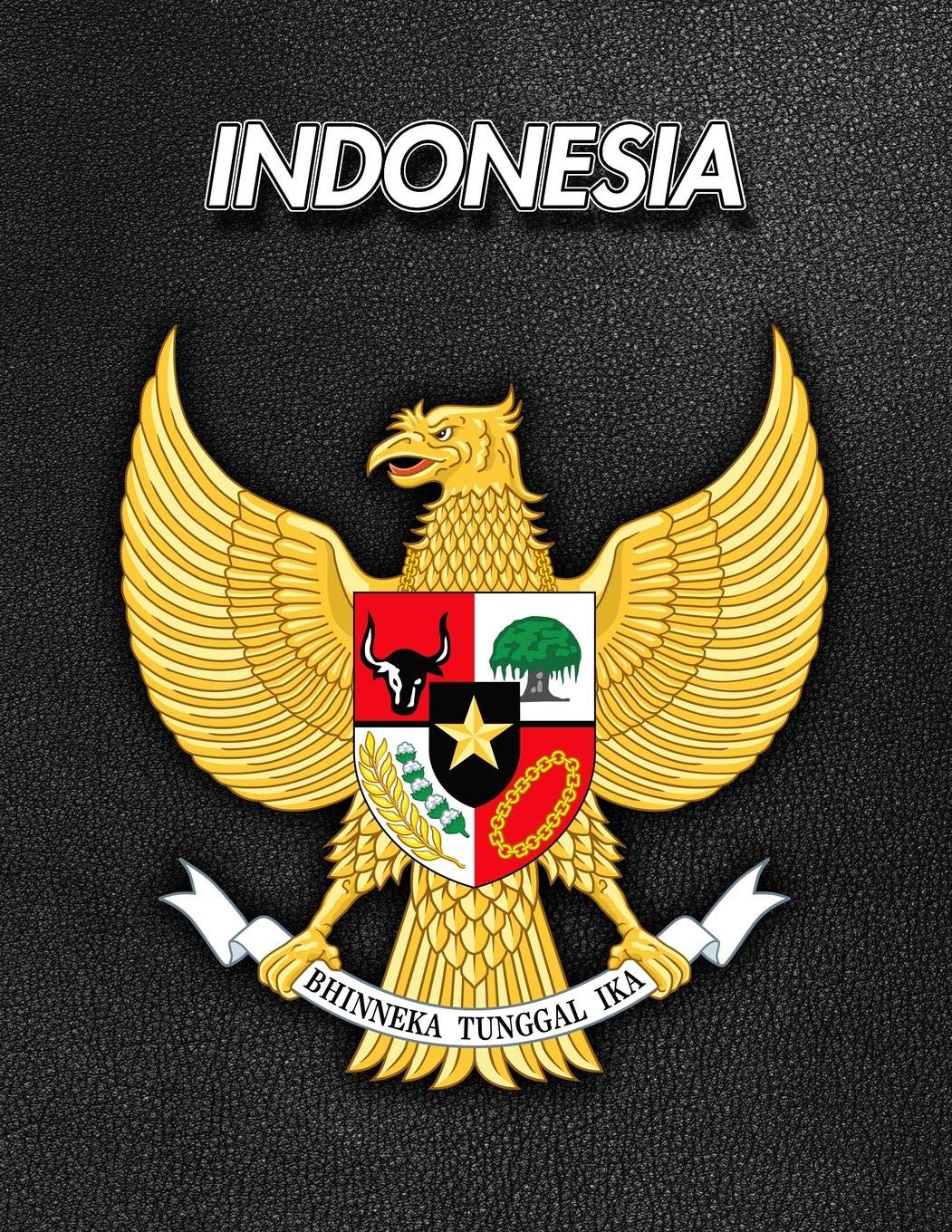 Indonesia: Coat of Arms | 2020 Weekly Calendar | 12 Months | 107 pages 8.5 x 11 in. | Planner | Diary | Organizer | Agenda | Appointment | Half Spread Wide Ruled Pages Politics & History