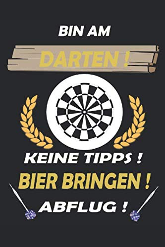 NOTIZBUCH GEPUNKTET: Punktiertes Notizbuch oder Notizheft für Dartfreunde !!! Tolles Journal. Auf 120 weiße punktierte Seiten. Eintragen was ihr ... grip 6x9 Format Motiv lustiger Dart Spruch Learning & Reference