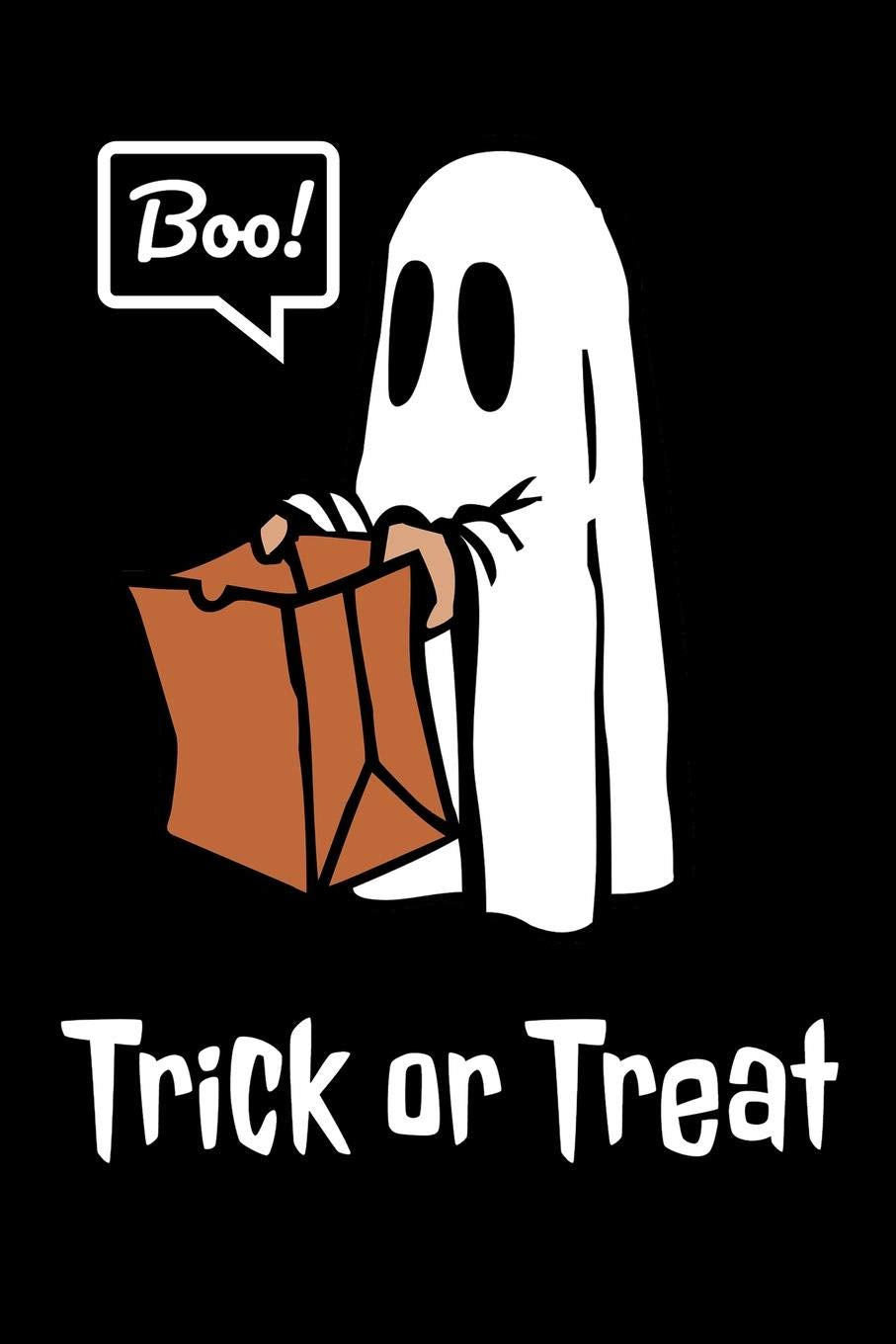 Boo! Trick or Treat: Halloween Journal Notebook 6x9 Books