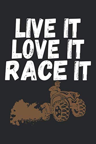 Live It, Love It, Race It: Dirt Bike Blank Line Notebook, Dirt Bike Notebook, Dirt Bike Journal, Dirt Bike Gift - 6x9 - 100 College Ruled Paper Pages, Blank Line Pages book