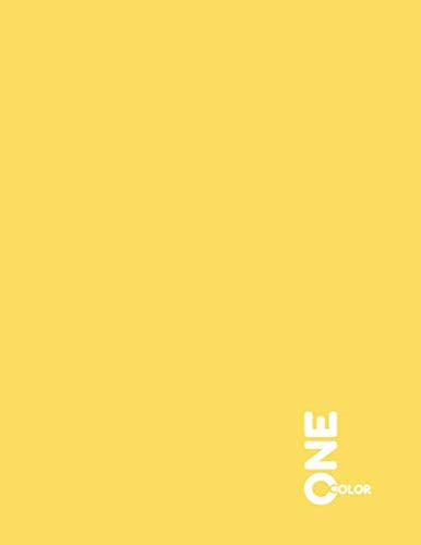 One Color: Notebook: Gold, Lined, Soft Cover, Letter Size (8.5 x 11) Notebook: Large Composition Book, Journal Business, Finance & Career
