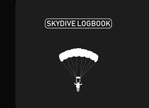 Skydive Logbook: Skydiving Log, Skydiving Record Journal, Logbook for 230 Jumps, 116 Pages Grey Cover (8.25"x6") Business & Technology