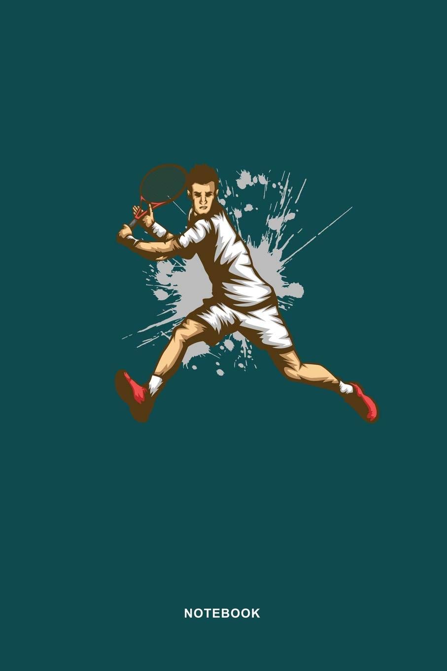 Tennis Sports Art Graphic Notebook: Tennis Sports Illustration Graphic Art Blank Pages for Tennis Lovers Notebook / Journal Gift (6 x 9 - 120 blank pages) Books