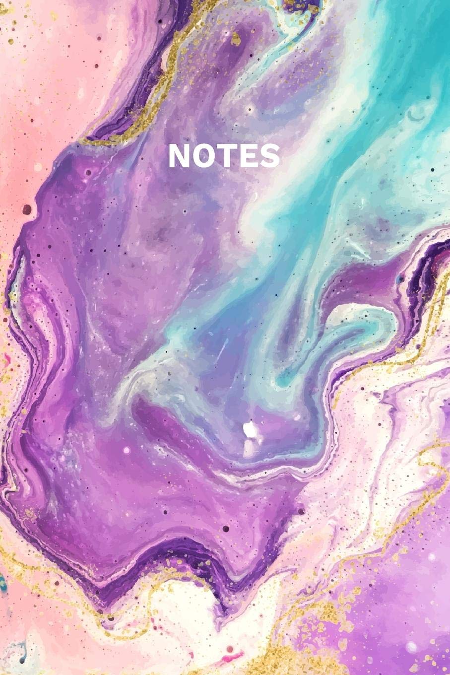 Notes: 110 Dot-Grid Lined Pages for Sketching, Art, Doodles, Notes and Composition | A Whimsical Magical Unicorn, Cupcakes and Doodle Rainbows ... for Little Girls, Teens and Tween Girls Fairy Tales & Legends