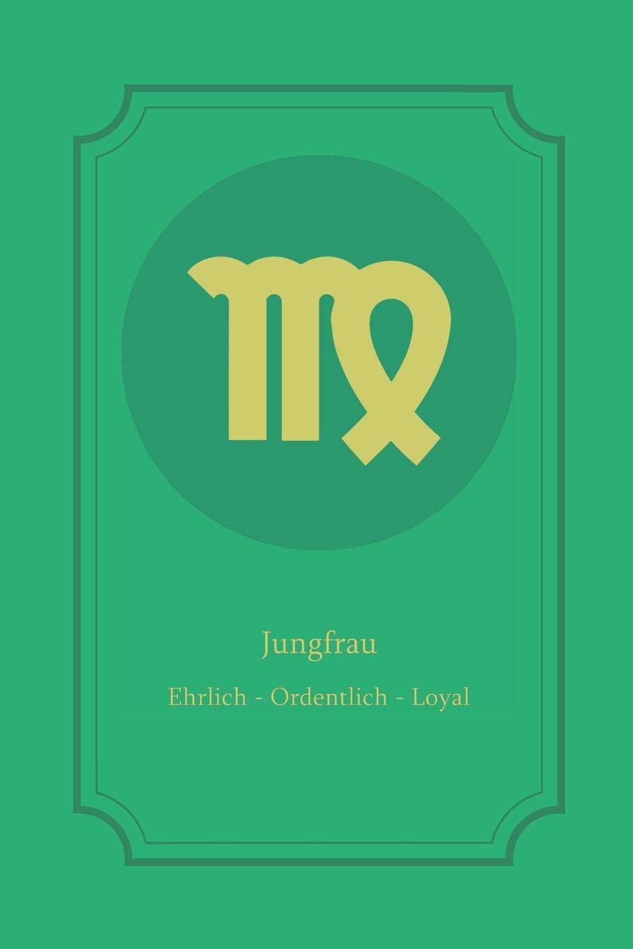 Jungfrau: Jungfrau Sternzeichen Journal Notizbuch Tagebuch gepunktet (dot grid) Books