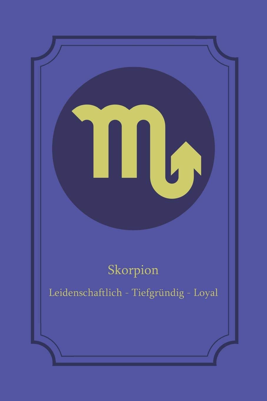 Skorpion: Skorpion Sternzeichen Journal Notizbuch Tagebuch gepunktet (dot grid) Books