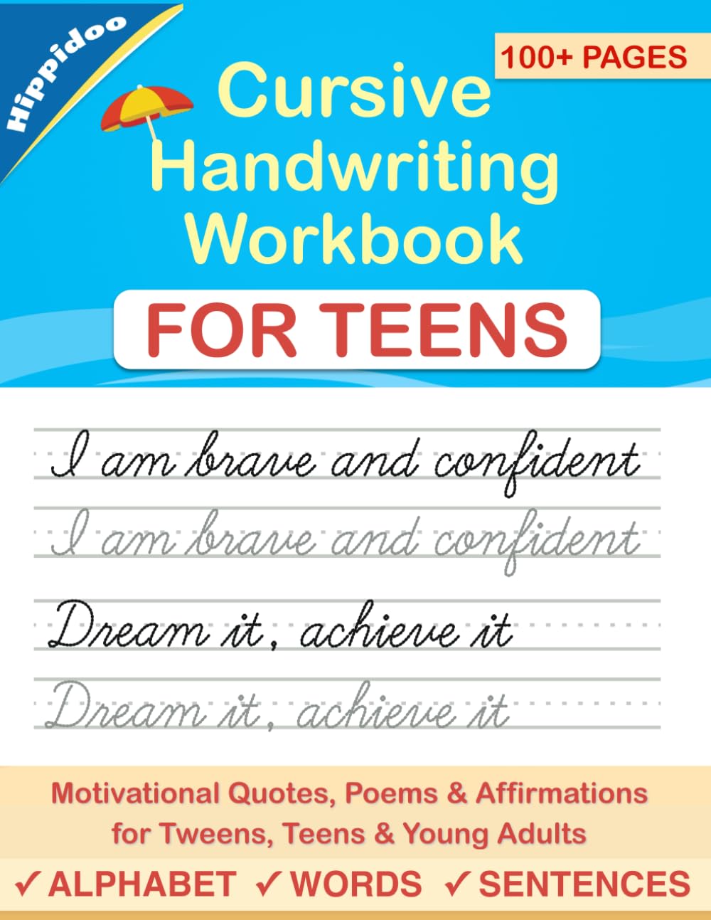 Cursive Handwriting Workbook for Teens: A cursive writing practice workbook for young adults and teens (Master Print and Cursive Writing Penmanship for Teens, Band 2) Learning & Reference