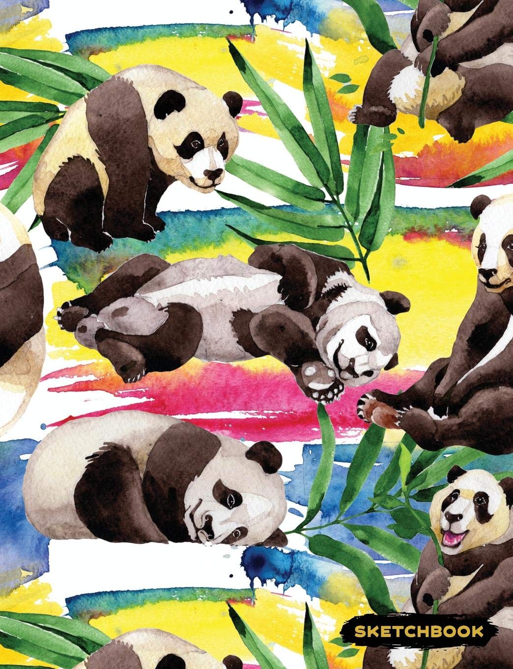 Sketchbook: Panda Blank Sketch Paper, Creative Artist Drawing Composition Notebook (Panda Designs, Band 2) Books