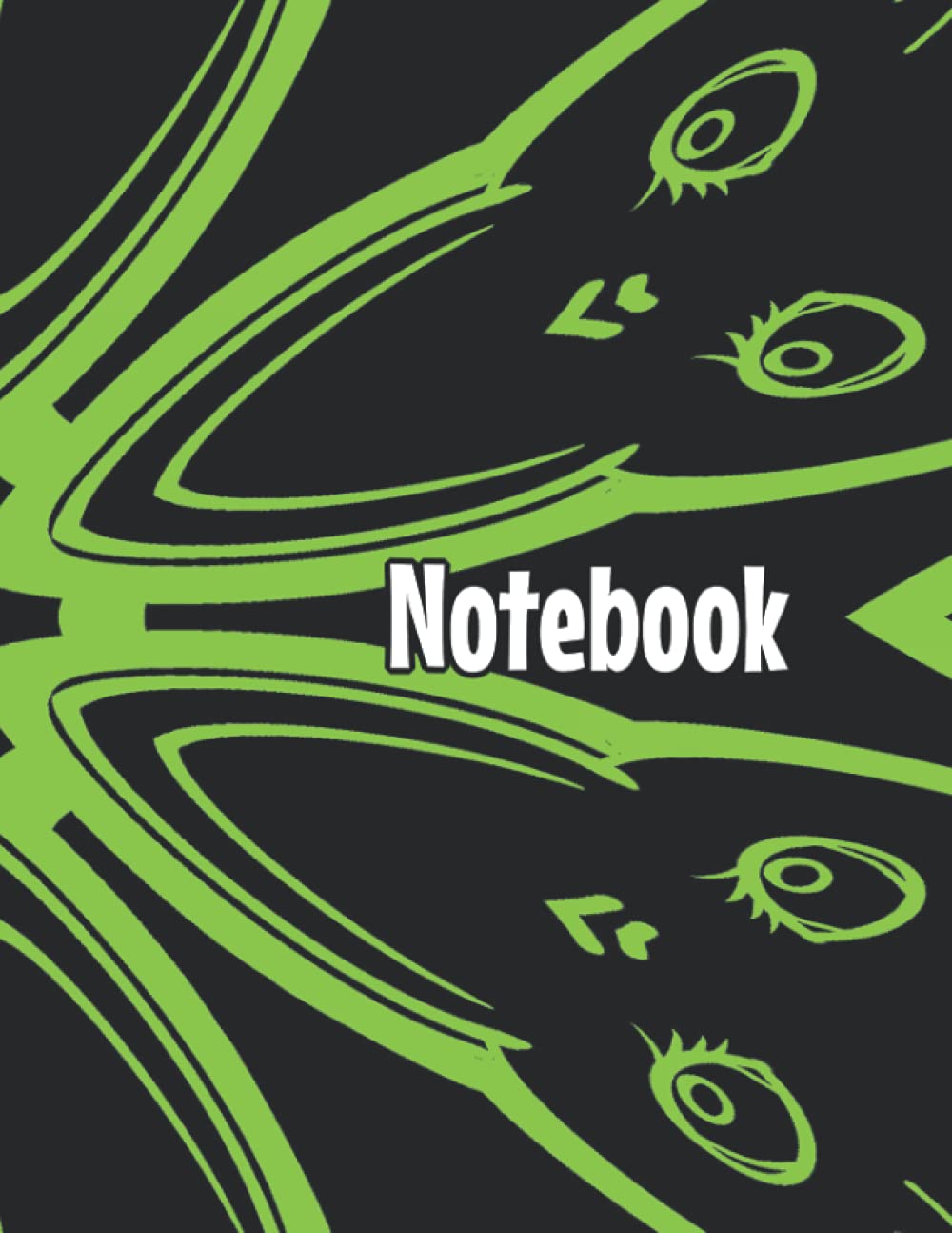 Notebook: Abstract Rainbow Colors (8.5x11) Essays & Short Stories